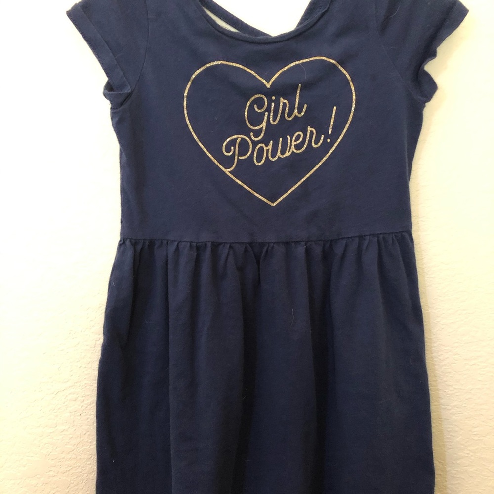4/5 girls dress (👗 3 for $15) Carters navy blue
